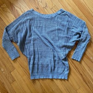 Rubbish dolman sleeve loose knit top